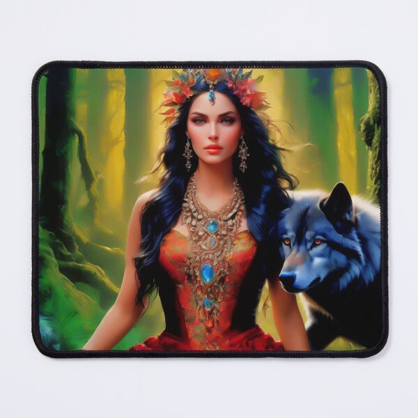 Item preview, Lunar Bond: Woman and Wolf designed and sold by Bunmigraphics .