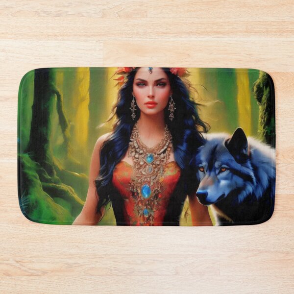 Item preview, Lunar Bond: Woman and Wolf designed and sold by Bunmigraphics .