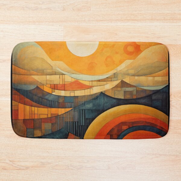 Item preview, Explore "Simplistic & Minimalistic Vintage Sunset" Abstract Art designed and sold by ArtificialGenes.