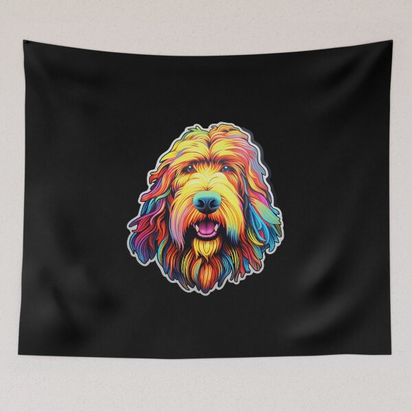 Item preview, Komondor Neon Design designed and sold by CUTEDOGGIEZ.