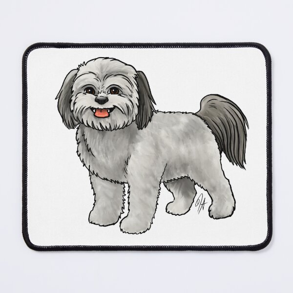 Item preview, Shih poo - Gray designed and sold by Jennifer Stolzer.