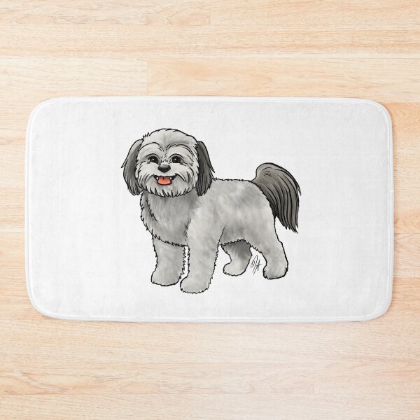Item preview, Shih poo - Gray designed and sold by Jennifer Stolzer.