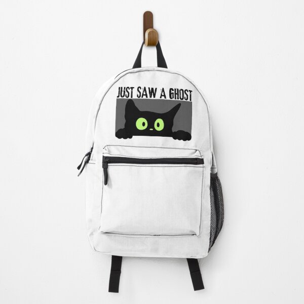 Aperçu de l'œuvre Un chat vient de voir un fantôme créée et vendue par Tags-Design.