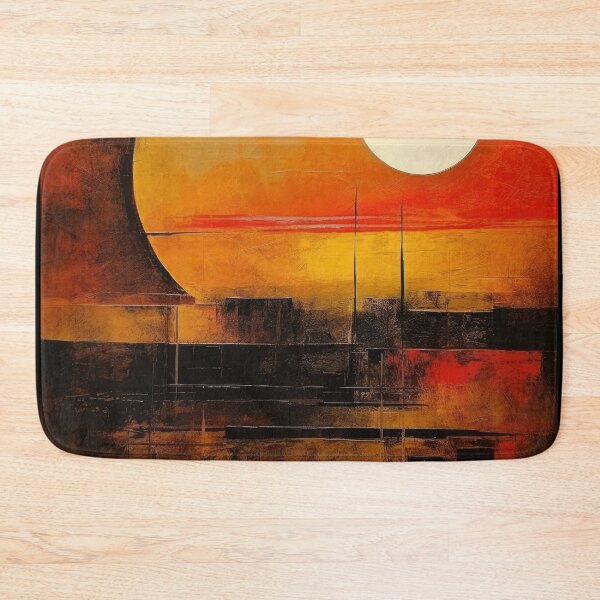 Item preview, Explore "Simplistic & Minimalistic Vintage Sunset" Abstract Art designed and sold by ArtificialGenes.