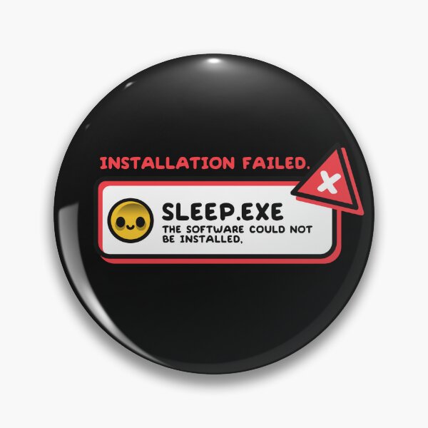 Item preview, Installation sleep failed designed and sold by NemiMakeit.