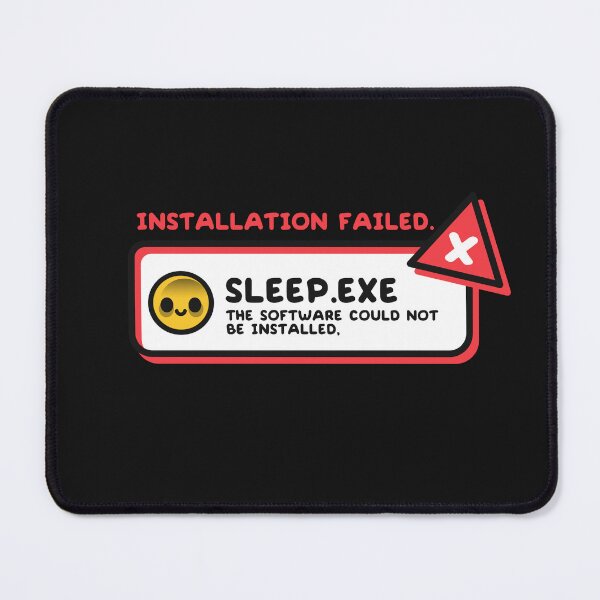Item preview, Installation sleep failed designed and sold by NemiMakeit.