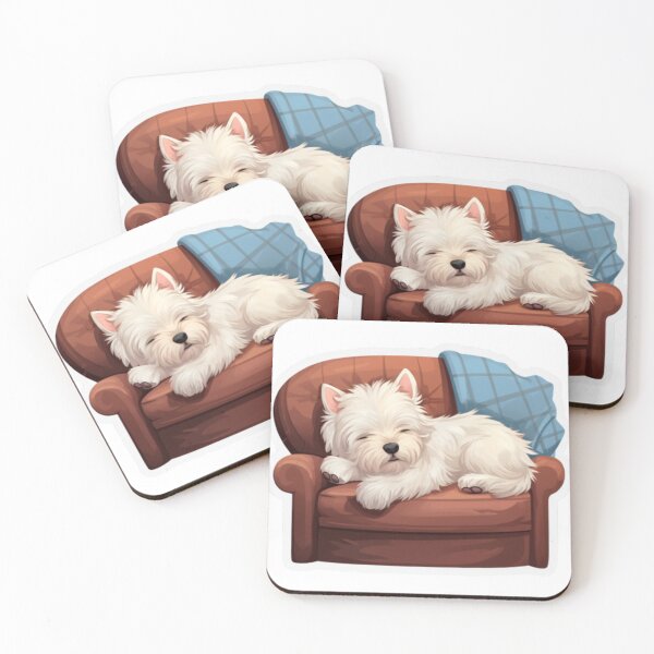 Item preview, Slumber Serenade: Whimsical Westie Haven designed and sold by PureGlee.