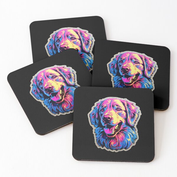 Item preview, Kuvasz Neon Design designed and sold by CUTEDOGGIEZ.