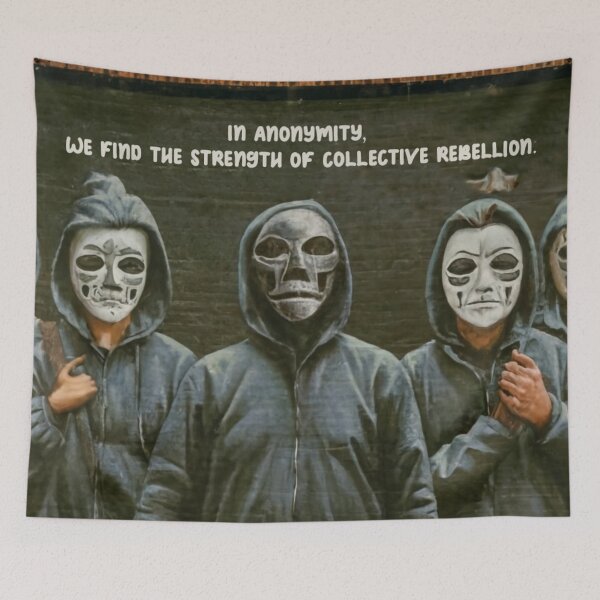 Item preview, Anonymity Stencil Graffiti designed and sold by Bomax121.