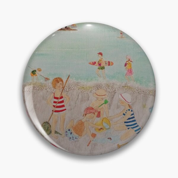 Item preview, Beach scene in Loctudy. designed and sold by Marielle Le Cloarec.