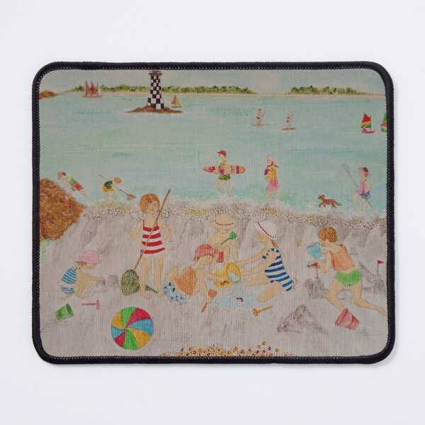 Item preview, Beach scene in Loctudy. designed and sold by Marielle Le Cloarec.