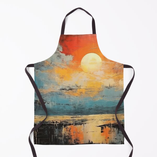 Aperçu de l'œuvre Découvrez l'art abstrait "Simplistic & Minimalistic Vintage Sunset" créée et vendue par ArtificialGenes.