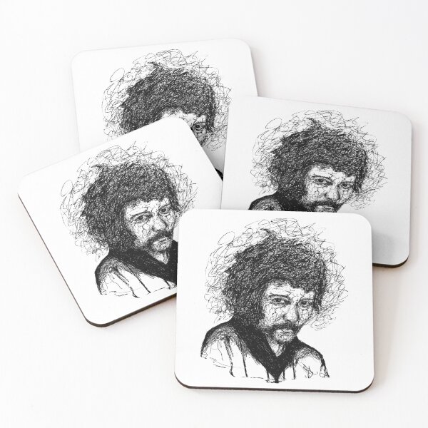 Item preview, Pobre Farhad Mehrad Retrato Negro Pluma Dibujo Transparente designed and sold by surmind.