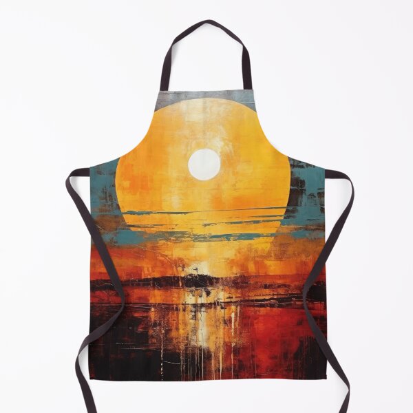 Artikelvorschau, Entdecken Sie "Simplistic & Minimalistic Vintage Sunset" Abstrakte Kunst entworfen und verkauft von ArtificialGenes.