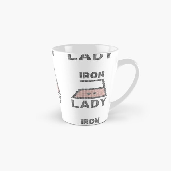 Item preview, Iron Lady - Funny faux embroidery print designed and sold by Colette van der Wal.