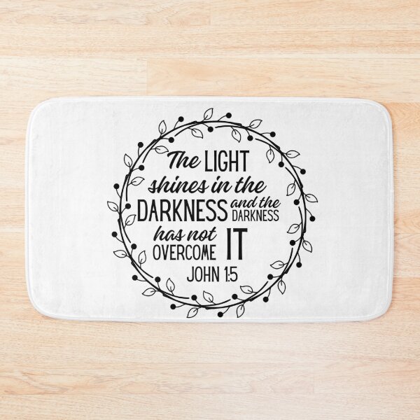 Item preview, John 1:5 Bible verse designed and sold by Rsagur12.