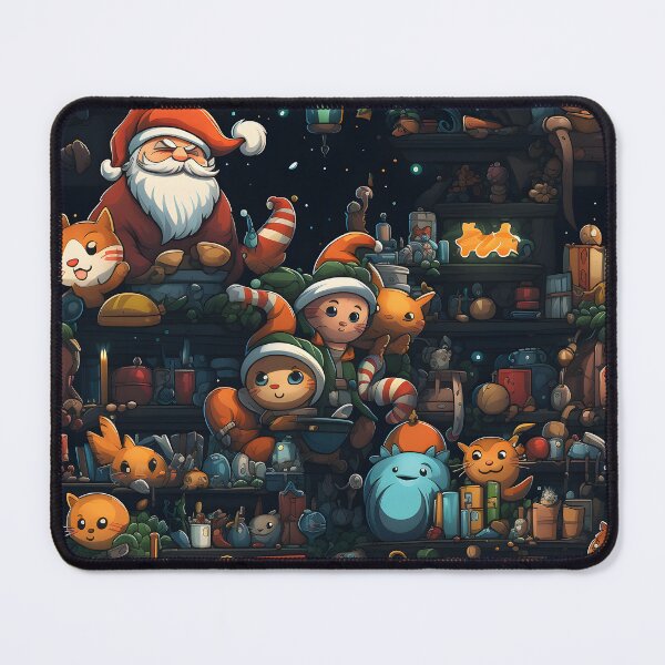 Item preview, Enchanted Christmas Elves and Festive Friends designed and sold by inkArtistryfine.