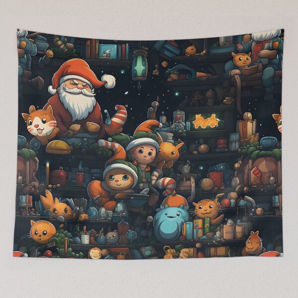 Item preview, Enchanted Christmas Elves and Festive Friends designed and sold by inkArtistryfine.