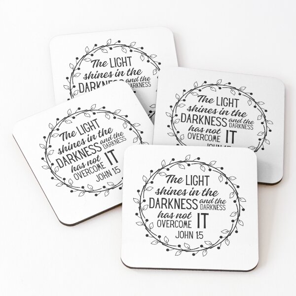 Item preview, John 1:5 Bible verse designed and sold by Rsagur12.