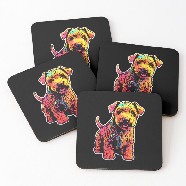 Item preview, Diseño De Neón De Lakeland Terrier designed and sold by CUTEDOGGIEZ.