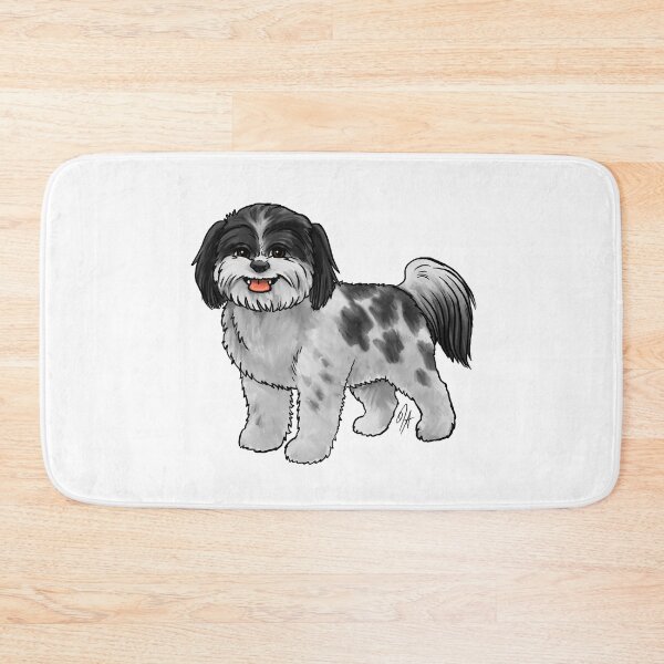 Item preview, Shih poo - Black and White designed and sold by Jennifer Stolzer.