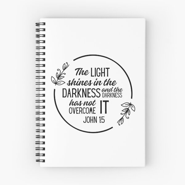 Item preview, John 1:5 Bible verse designed and sold by Rsagur12.
