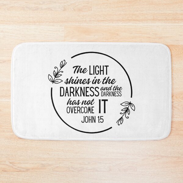 Item preview, John 1:5 Bible verse designed and sold by Rsagur12.