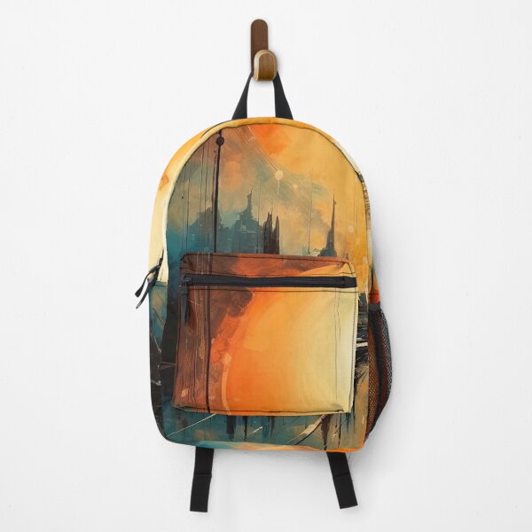 Item preview, Explore "Simplistic & Minimalistic Vintage Sunset" Abstract Art designed and sold by ArtificialGenes.