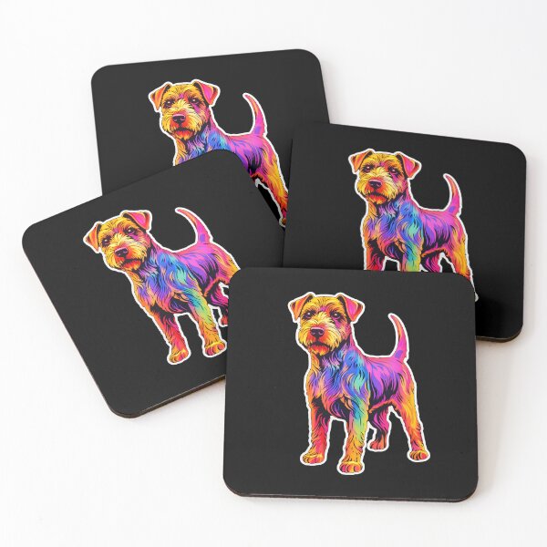 Item preview, Neon Lakeland Terrier designed and sold by CUTEDOGGIEZ.