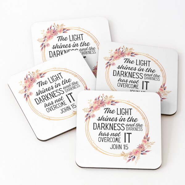 Item preview, John 1:5 Bible verse designed and sold by Rsagur12.