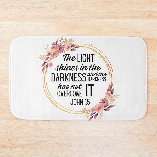 Item preview, John 1:5 Bible verse designed and sold by Rsagur12.
