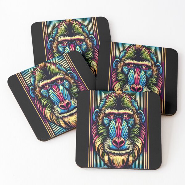 Item preview, Mandrill neon designed and sold by DaBRATKO.