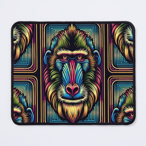 Item preview, Mandrill neon designed and sold by DaBRATKO.