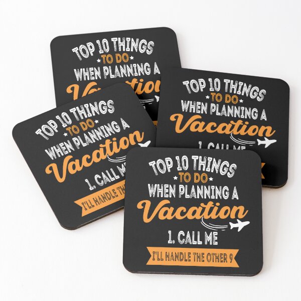 Item preview, Top 10 Things To Do When Planning A Vacation - Travel Quotes designed and sold by Think-Positive.