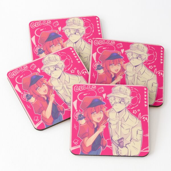 Item preview, Cells at Work - RBC and WBC designed and sold by strawberoni.