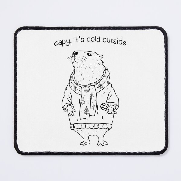 Item preview, Capybara Winter Minimalist designed and sold by Kimprut.