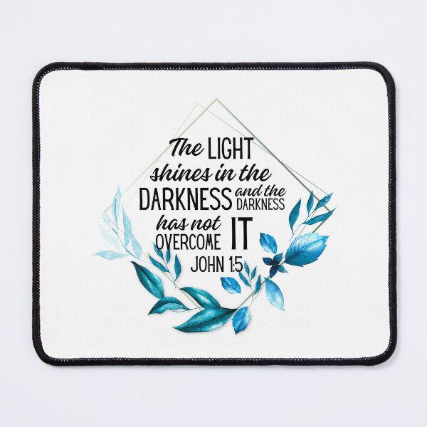 Item preview, John 1:5 Bible verse designed and sold by Rsagur12.