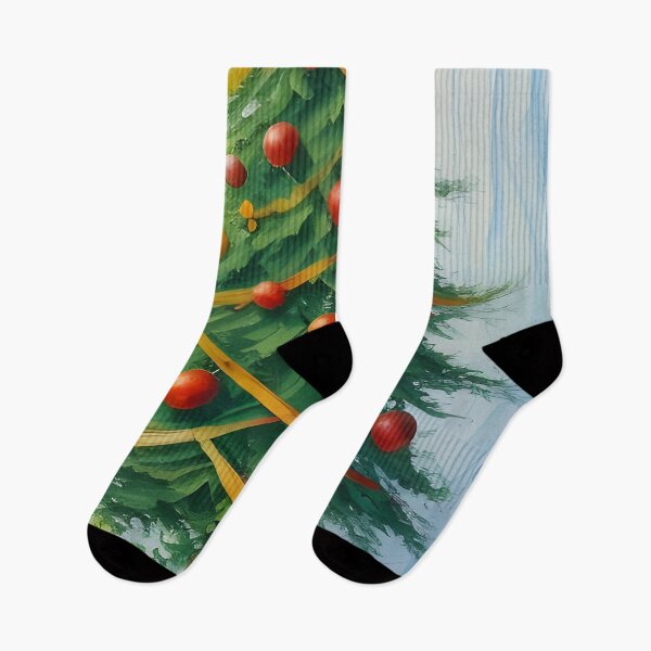 Item preview, Impressionist Christmas Tree Pattern. designed and sold by ARichArts.