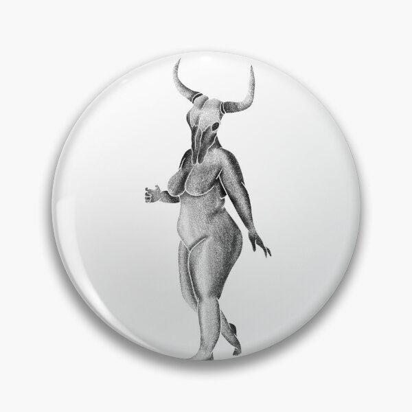 Artikelvorschau, Bulle | Dotwork entworfen und verkauft von olivesdigital.
