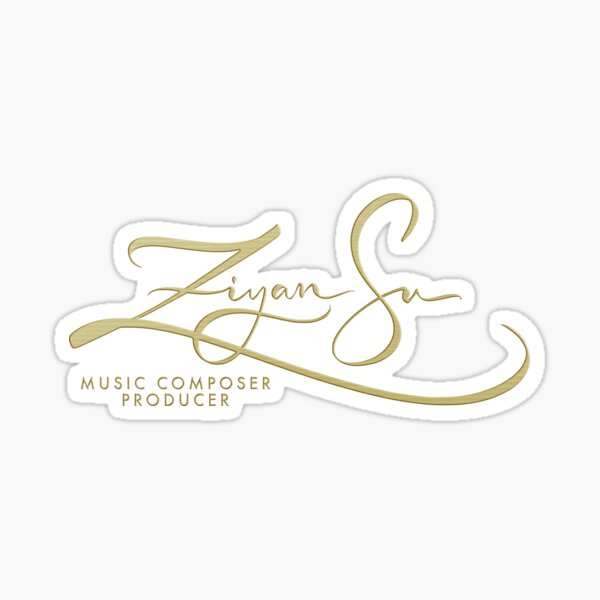 Ziyan Su Signature Logo Sticker