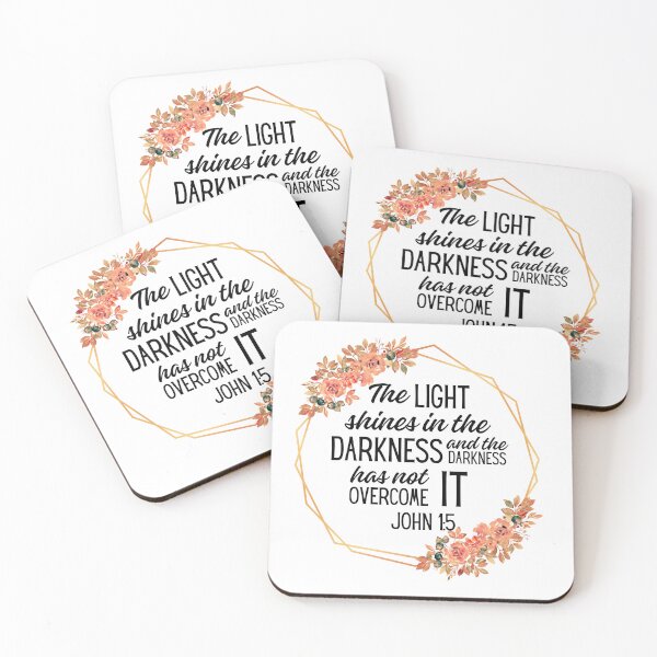 Item preview, John 1:5 Bible verse designed and sold by Rsagur12.