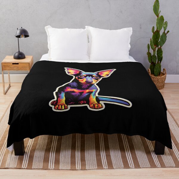 Item preview, Manchester Terrier Neon Design designed and sold by CUTEDOGGIEZ.