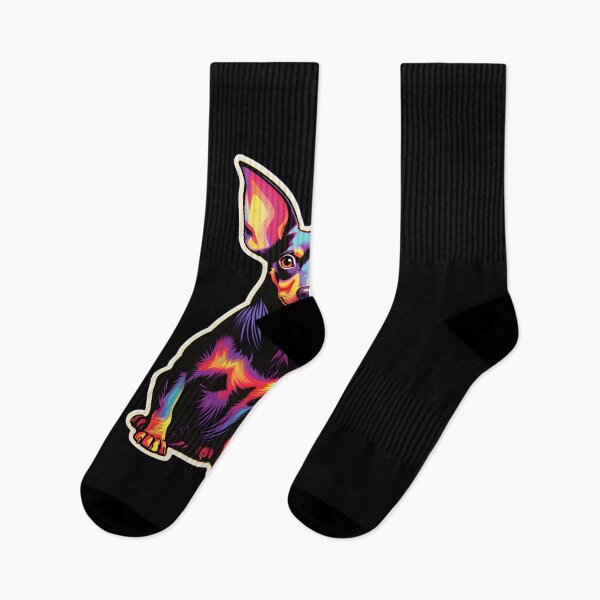 Item preview, Manchester Terrier Neon Design designed and sold by CUTEDOGGIEZ.
