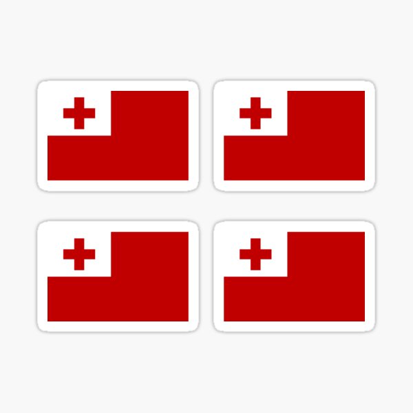Item preview, Tonga Flag (4 Pack) designed and sold by FutureTraveller.