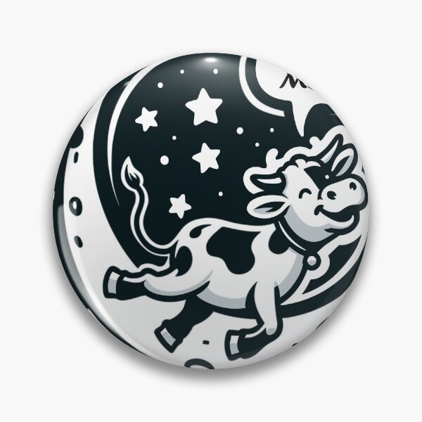 Item preview, Cow on the moon designed and sold by LongIslandDesgn.