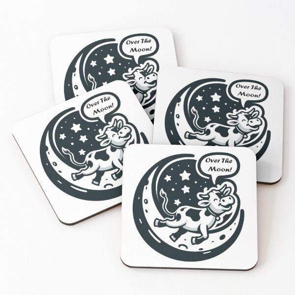 Item preview, Cow on the moon designed and sold by LongIslandDesgn.