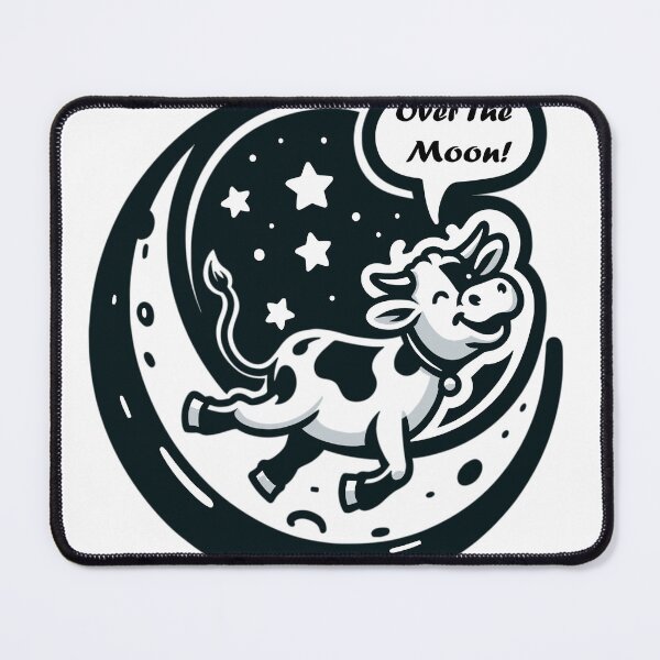 Item preview, Cow on the moon designed and sold by LongIslandDesgn.