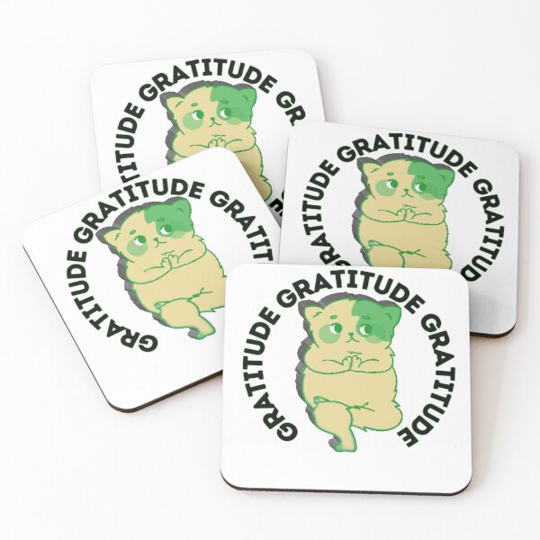 Item preview, Gratitude Meow designed and sold by FriedHoneybee.