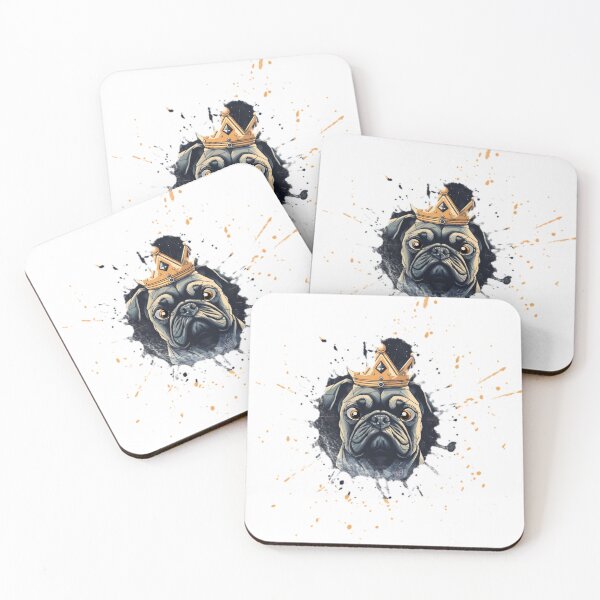 Item preview, A pug with a crown designed and sold by KunstChaotin.