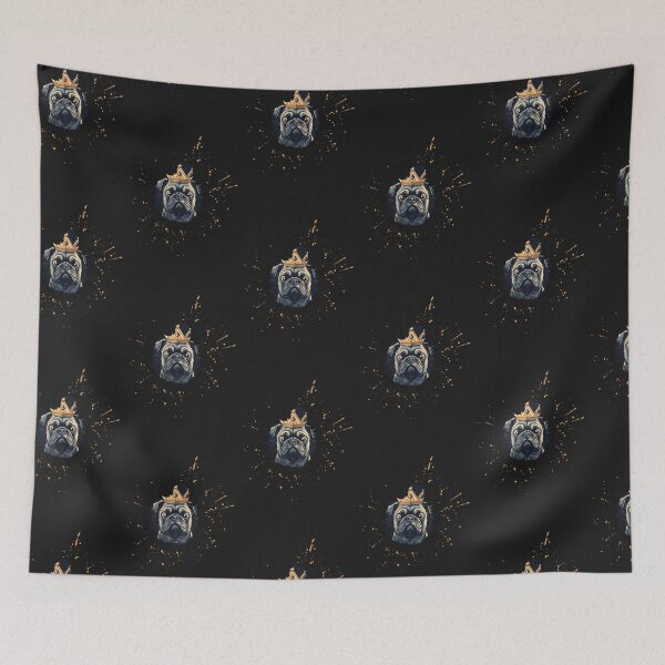 Item preview, A pug with a crown designed and sold by KunstChaotin.